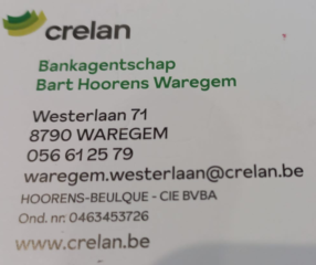 CRELAN BART HOORENS